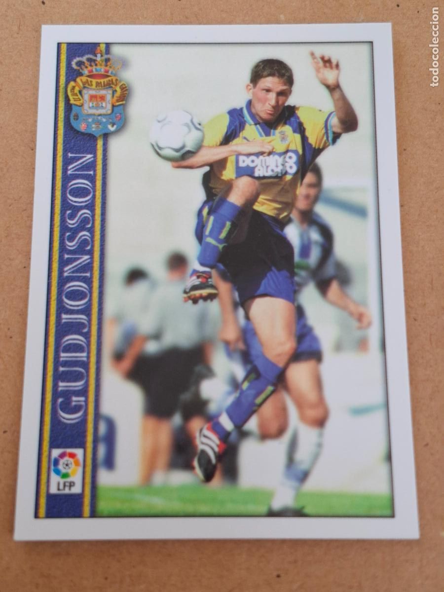 Cromos de Futebol: MUNDICROMO 2000 2001 00 01 - 378 GUDJONSSON - UD LAS PALMAS