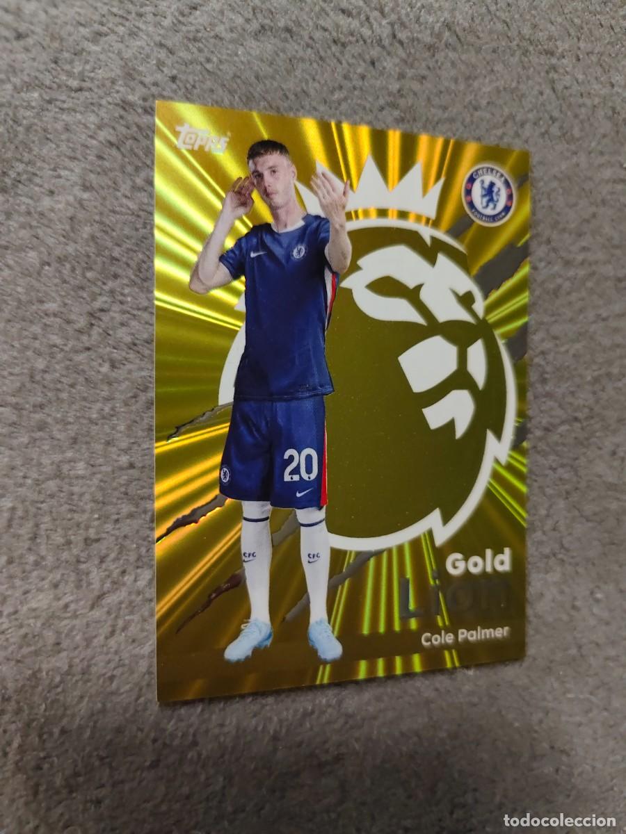 Football Stickers: GL6 PREMIER LEAGUE 2025 26 COLE PALMER CHELSEA GOLD LION TOPPS 25 2026 AAL