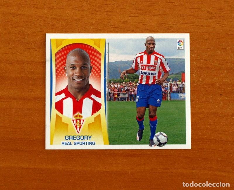 Cromos de f&uacute;tbol: Sporting de Gij&oacute;n - Gregory - Liga 2009-2010, 09-10 - Ediciones Este - Nunca pegado