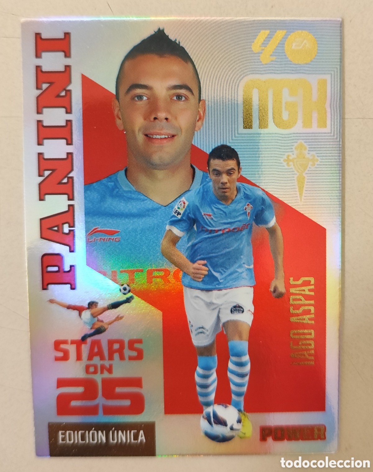 Cromos de f&uacute;tbol: MEGACRACKS STARS ON 25 POWER 2026 2027 444 P IAGO ASPAS 26 27