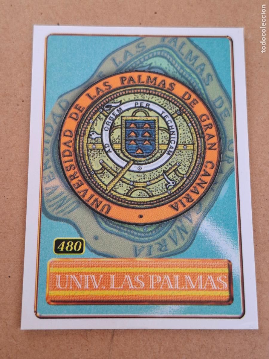 Cromos de f&uacute;tbol: MUNDICROMO 2000 2001 00 01 - 480 ESCUDO / MASPALOMAS - UNIVERSIDAD DE LAS PALMAS