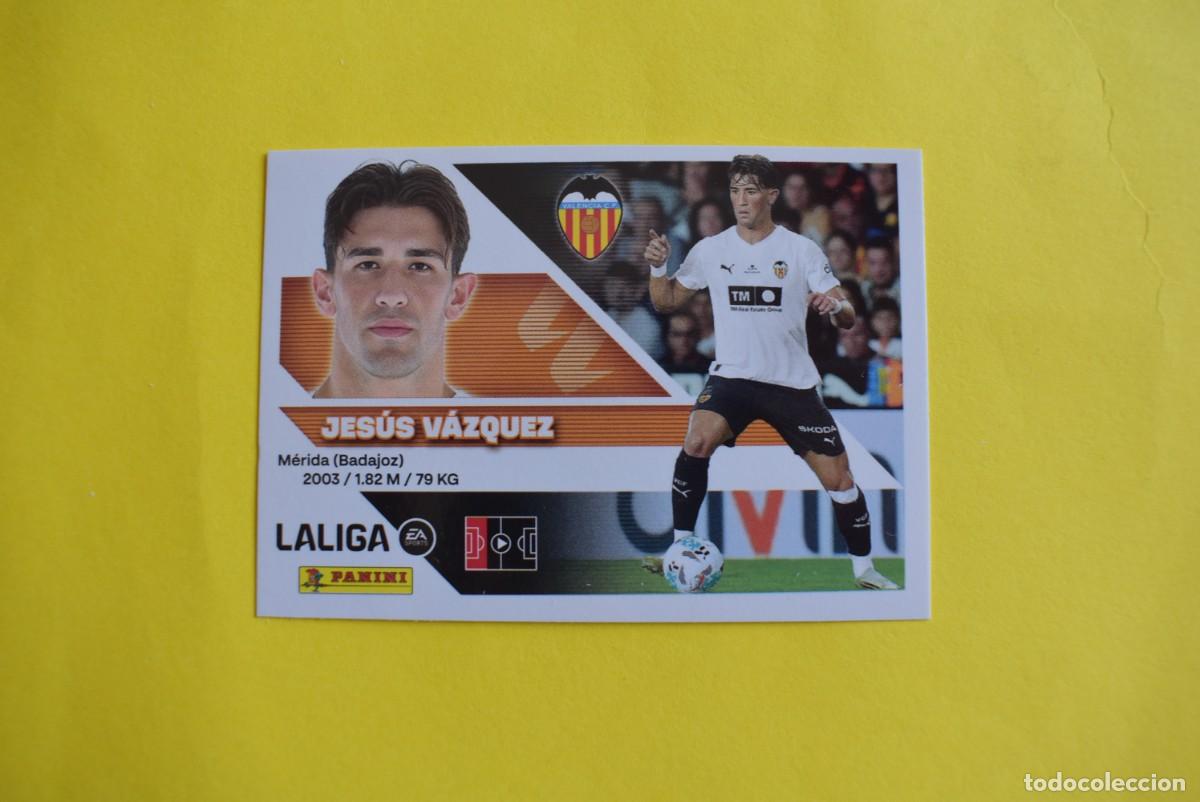 Fu&szlig;ball-Sticker: Cromo Liga 2026 2027. 26 27. Jes&uacute;s V&aacute;zquez. Valencia. N. &ordm; 10. ESTE. Panini