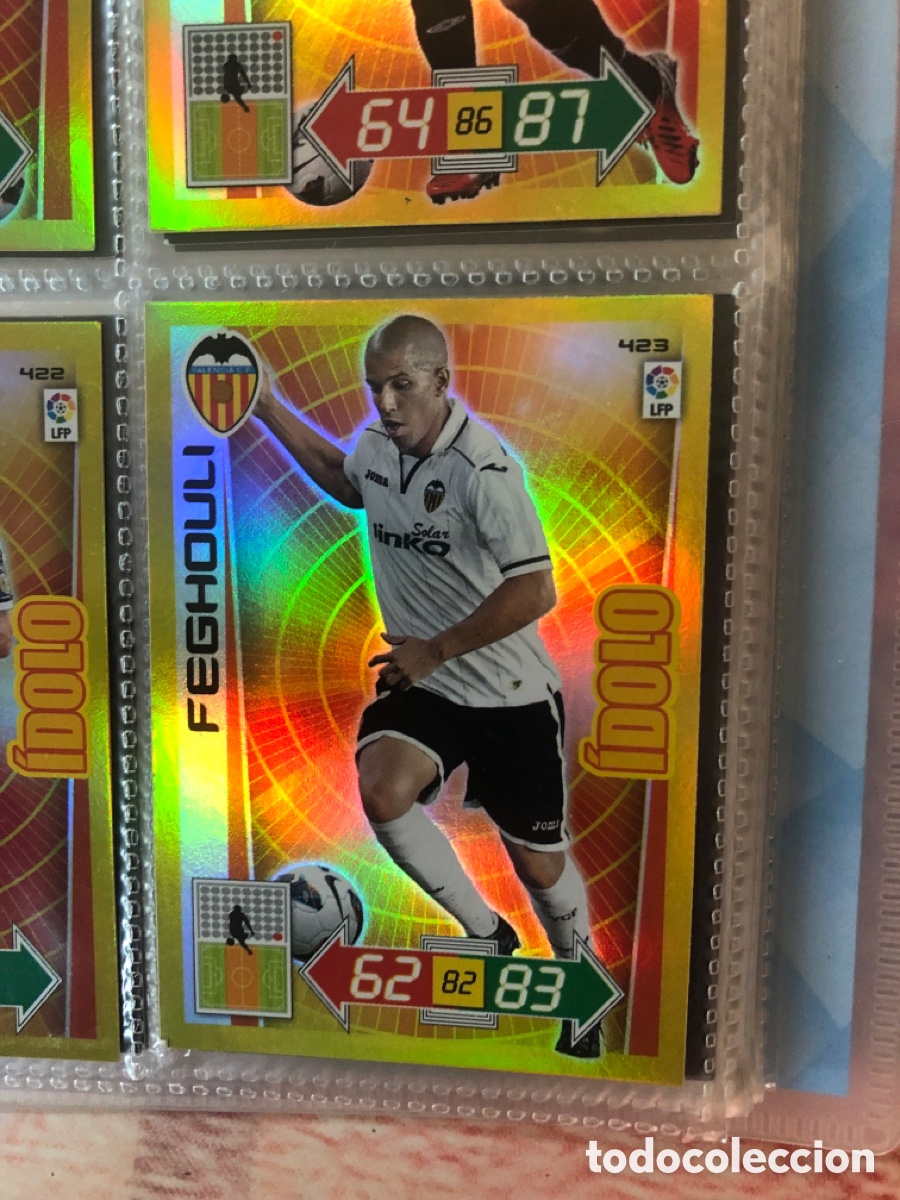 Cromos de f&uacute;tbol: Adrenalyn 2012 2013 &iacute;dolo feghouli 423 valencia