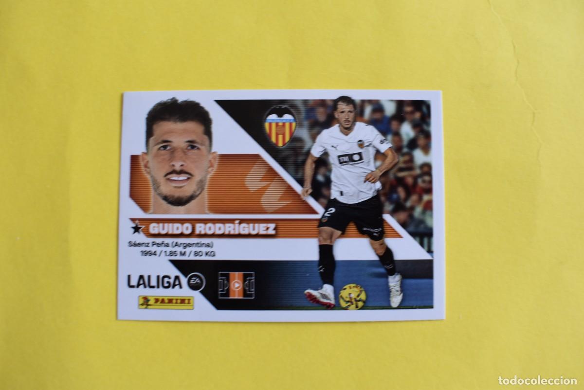 Cromos de f&uacute;tbol: Cromo Liga 2026 2027. 26 27. Guido Rodr&iacute;guez. Valencia. N. &ordm; 12. ESTE. Panini