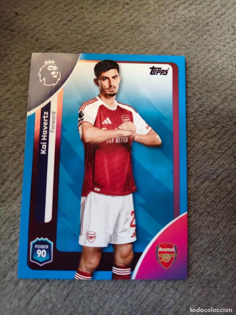 Cromos de f&uacute;tbol: 15 PREMIER LEAGUE 2025 26 KAI HAVERTZ ARSENAL TOPPS 25 2026 TRADING CARDS PARALELA AZUL AAL