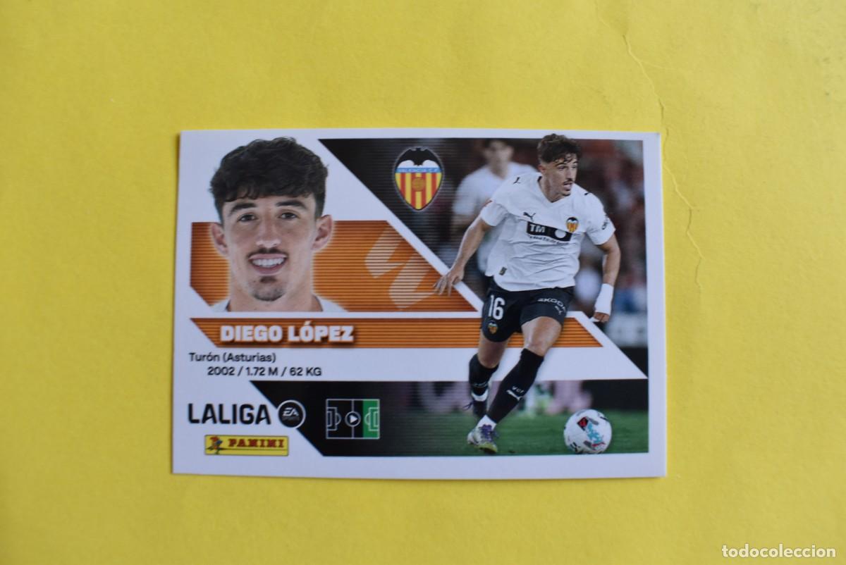 Cromos de f&uacute;tbol: Cromo Liga 2026 2027. 26 27. Diego L&oacute;pez. Valencia. N. &ordm; 18. ESTE. Panini