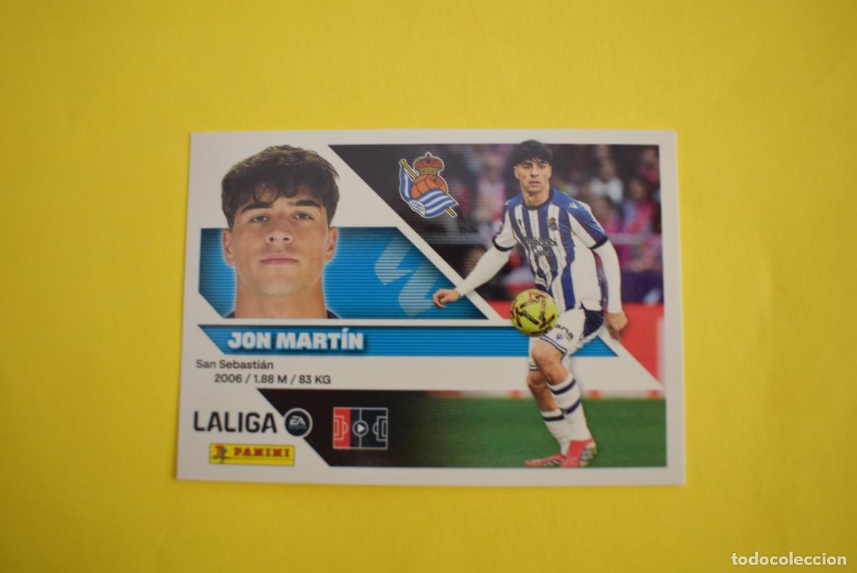 Football Stickers: Cromo Liga 2026 2027. 26 27. Jon Mart&iacute;n. Real Sociedad. N. &ordm; 7. ESTE. Panini