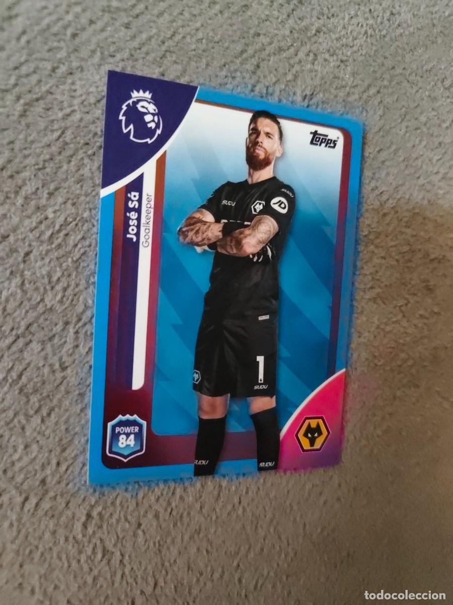 Cromos de f&uacute;tbol: 290 PREMIER LEAGUE 2025 26 JOS&Eacute; S&Aacute; WOLVERHAMPTON TOPPS 25 2026 TRADING CARDS PARALELA AZUL AAL