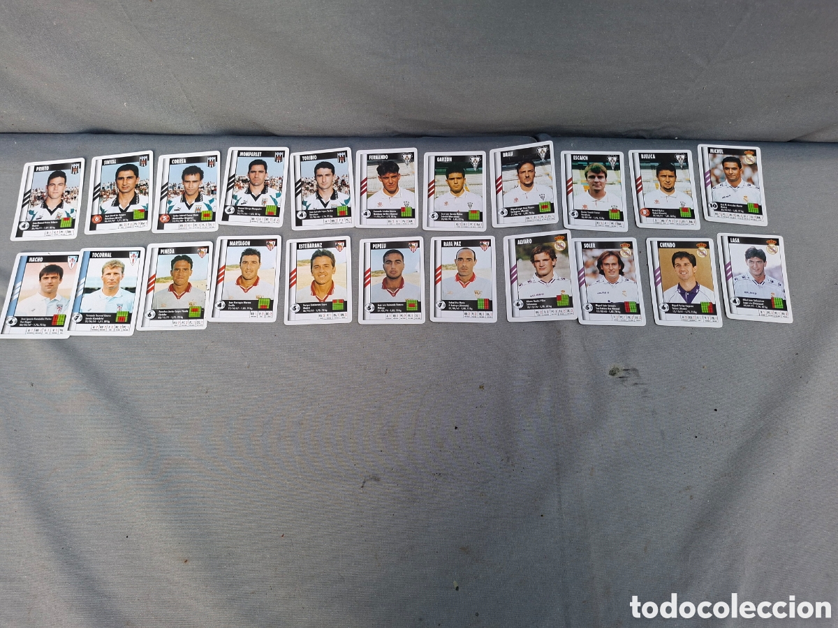 Cromos de f&uacute;tbol: Lote de cromos la liga 1995/1996