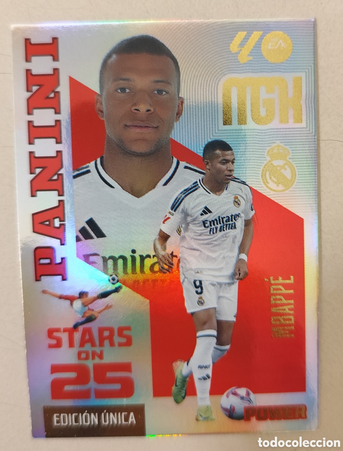 Cromos de f&uacute;tbol: MEGACRACKS STARS ON 25 POWER 2026 2027 450 P MBAPPE 26 27