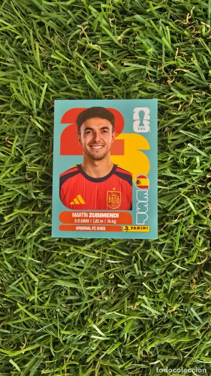 Cromos de f&uacute;tbol: Zubimendi 9 Espa&ntilde;a Mundial 2026 cromo sticker Panini