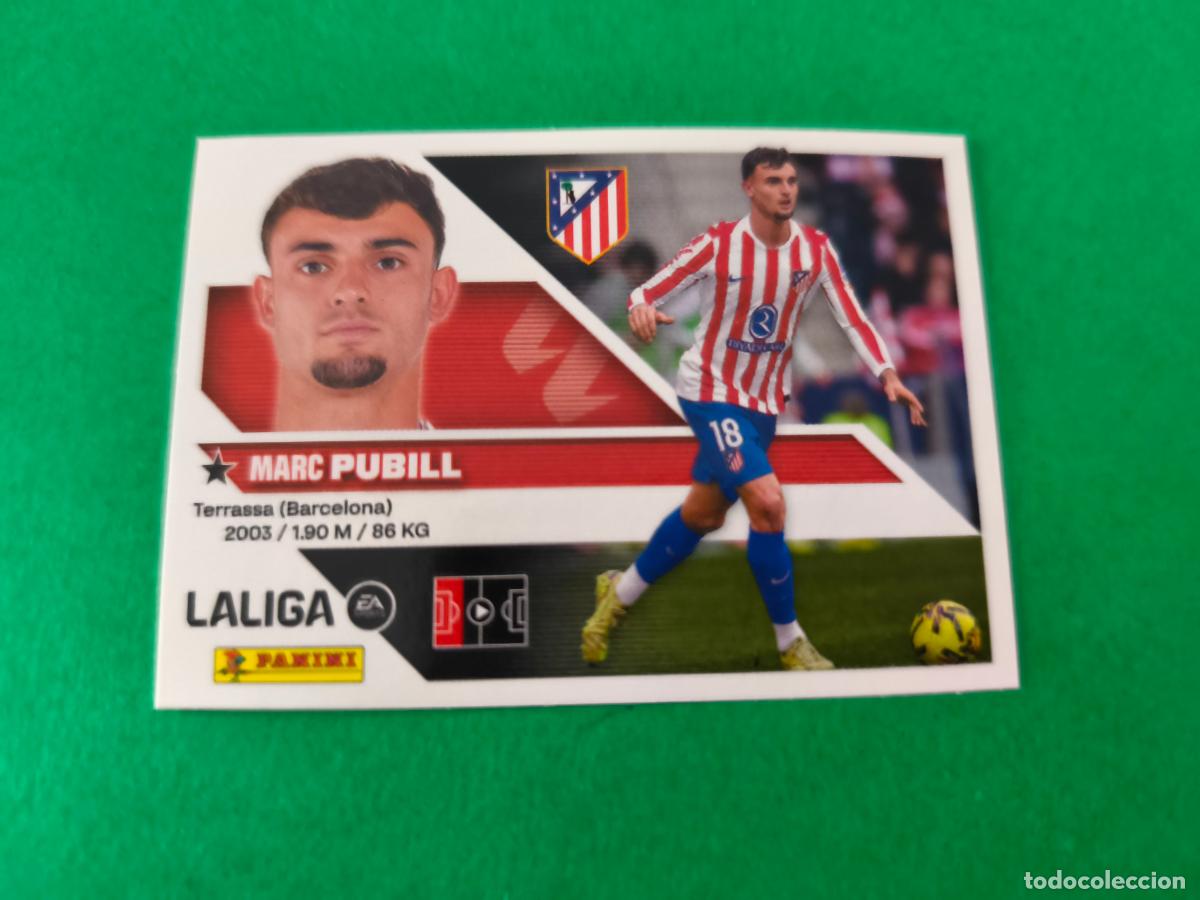 Cromos de f&uacute;tbol: CROMO FUTBOL PUBILL ATLETICO DE MADRID SIN PEGAR N&ordm; 7 LIGA ESTE 2026-2027/26-27