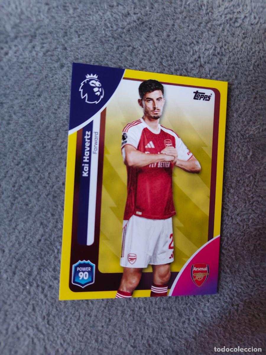 Cromos de f&uacute;tbol: 15 PREMIER LEAGUE 2025 26 KAI HAVERTZ ARSENAL TOPPS 25 2026 TRADING CARDS PARALELA AMARILLA AAL