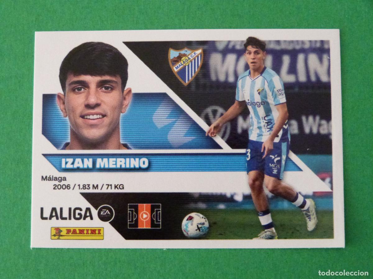 Cromos de f&uacute;tbol: CROMO FUTBOL IZAN MERINO MALAGA C.F. SIN PEGAR N&ordm; 11 LIGA ESTE 2026-2027/26-27