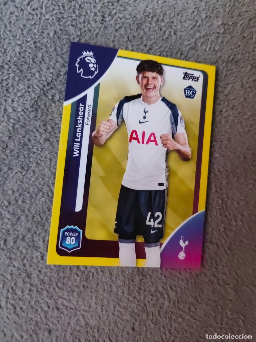 Cromos de f&uacute;tbol: 263 PREMIER LEAGUE 2025 26 LANKSHEAR TOTTENHAM TOPPS 25 2026 TRADING CARDS PARALELA AMARILLA AAL