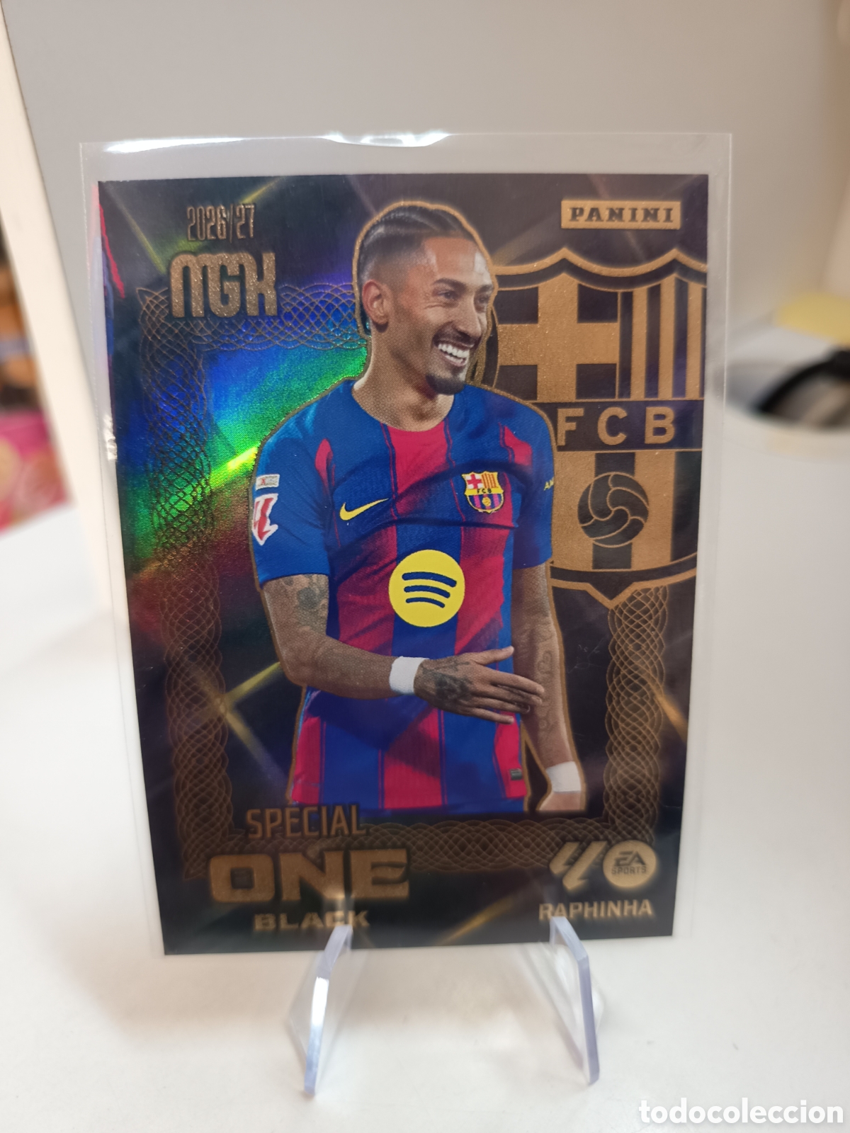 Cartes &agrave; collectionner de Football: SPECIAL ONE BLACK RAPHINHA MEGACRACKS 2026 2027