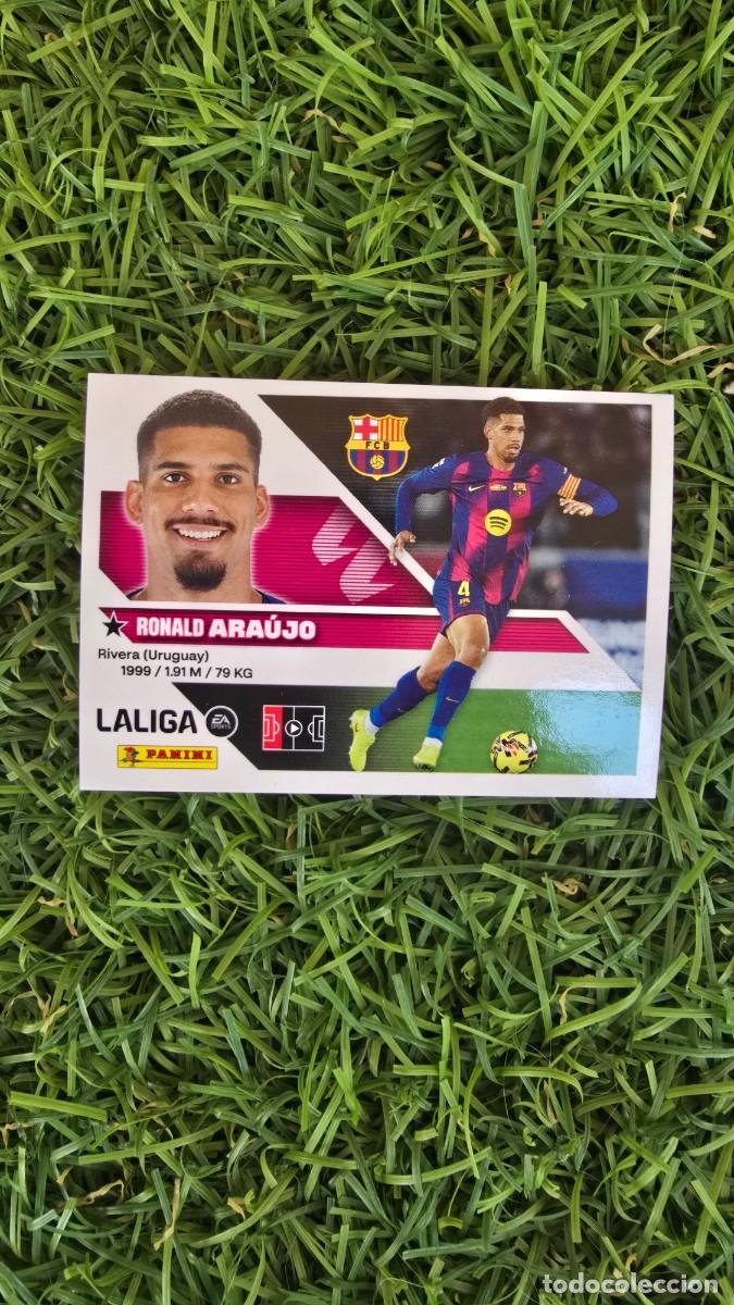 Cromos de f&uacute;tbol: ARAUJO 6 BARCELONA LIGA ESTE 2026 2027 26 27 PANINI