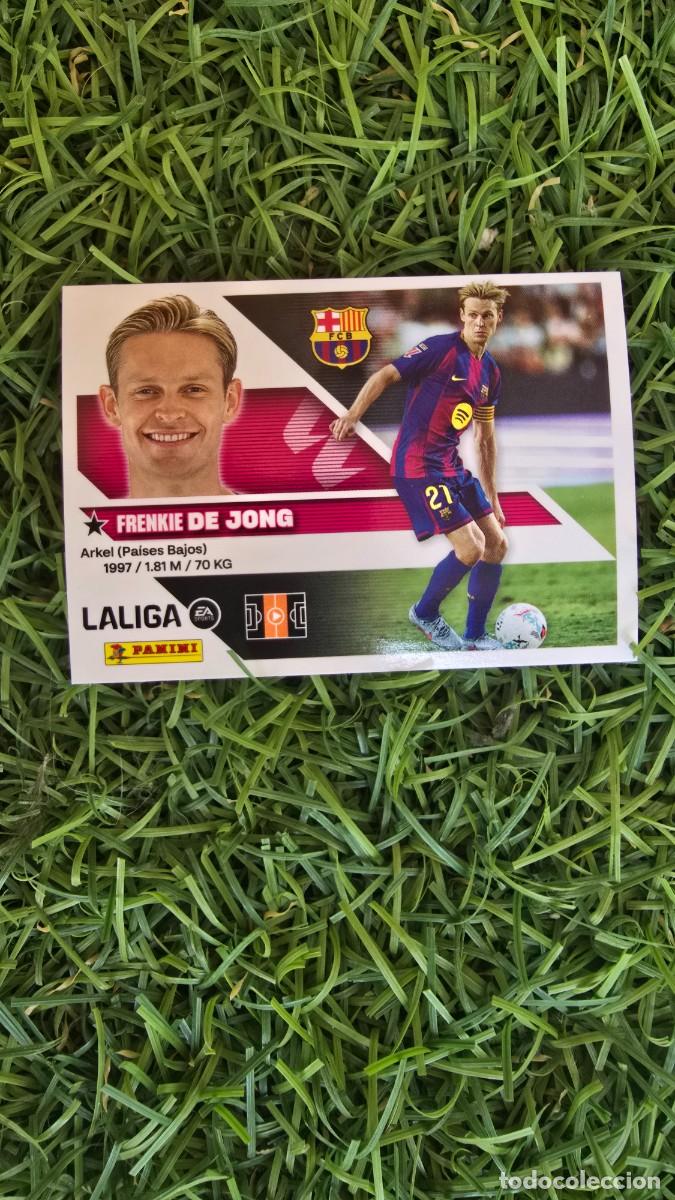 Cromos de f&uacute;tbol: DE JONG 12 BARCELONA LIGA ESTE 2026 2027 26 27 PANINI