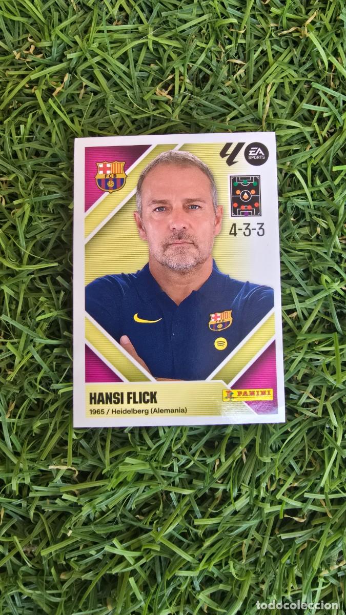 Cromos de f&uacute;tbol: HANSI FLICK 2 BARCELONA LIGA ESTE 2026 2027 26 27 PANINI