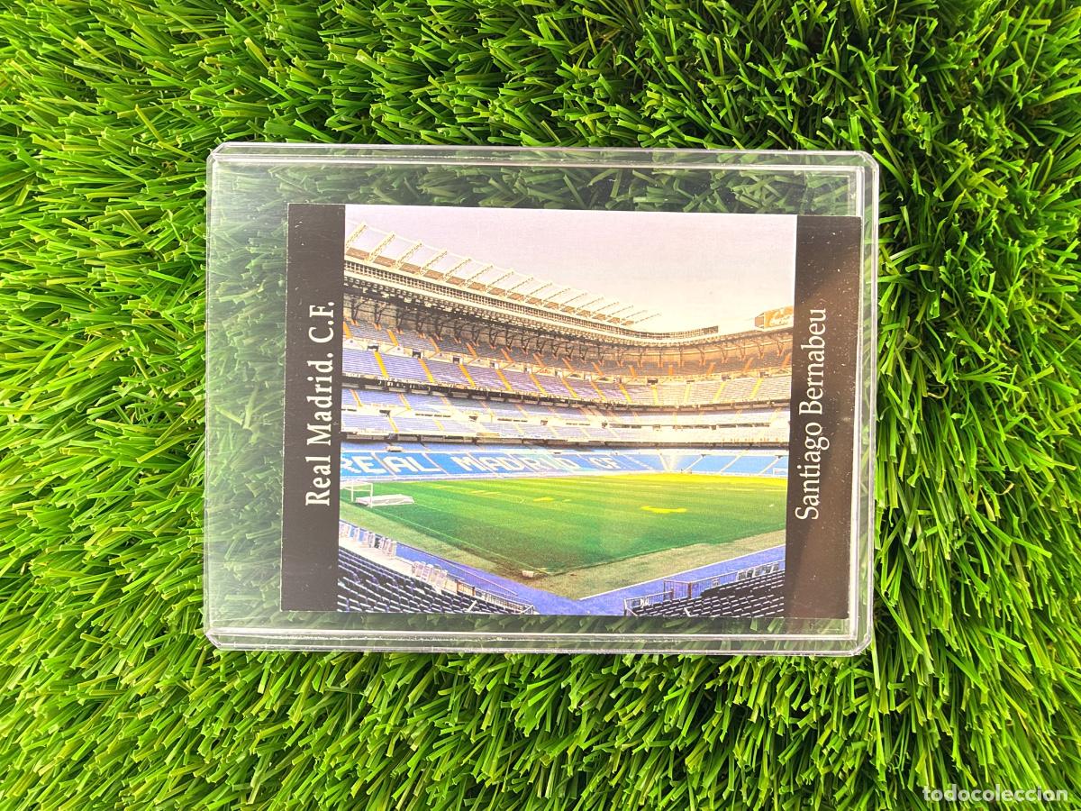 Cromos de f&uacute;tbol: N&ordm; 29 Santiago Bernab&eacute;u Estadio Real Madrid CF Mundicromo Fichas de La Liga 05 06