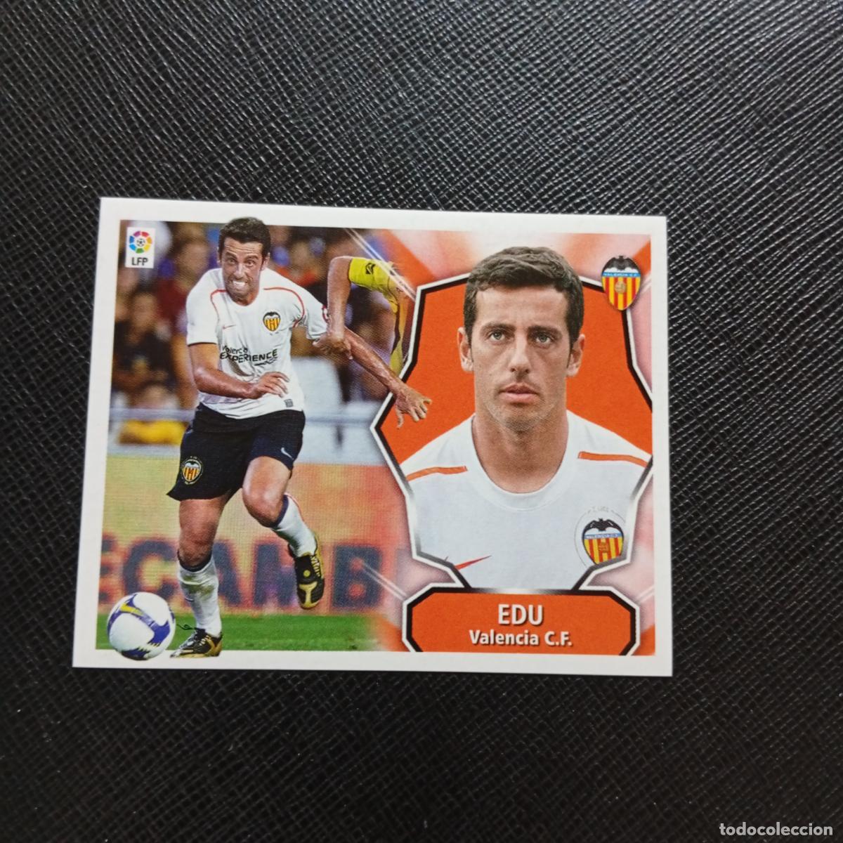 Cromos de f&uacute;tbol: EDU VALENCIA ESTE 2008 2009 CROMO FUTBOL LIGA 08 09 - SIN PEGAR - A46 PG298 COLOCA