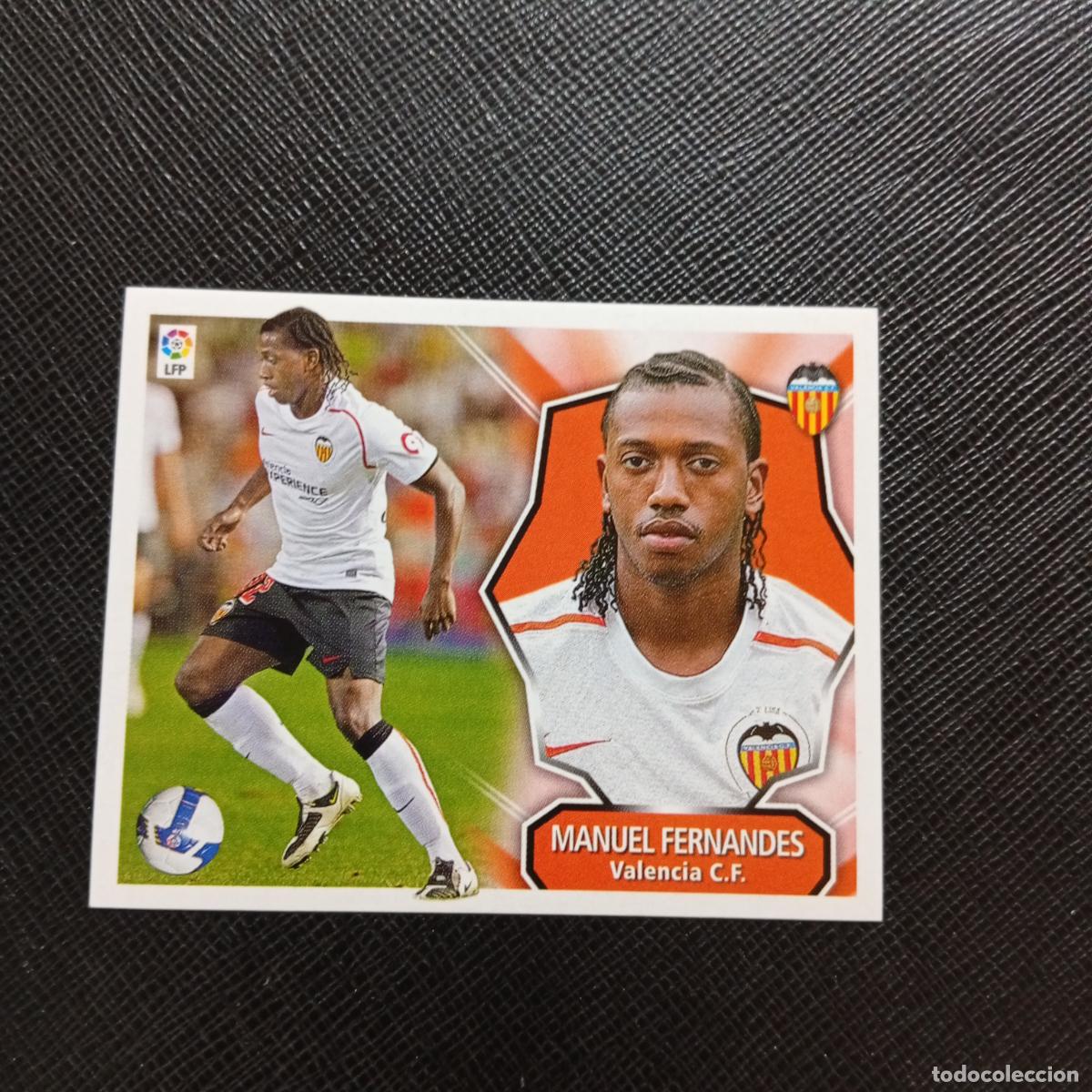 Cromos de f&uacute;tbol: MANUEL FERNANDES VALENCIA ESTE 2008 2009 CROMO FUTBOL LIGA 08 09 - SIN PEGAR - A46 PG316 COLOCA