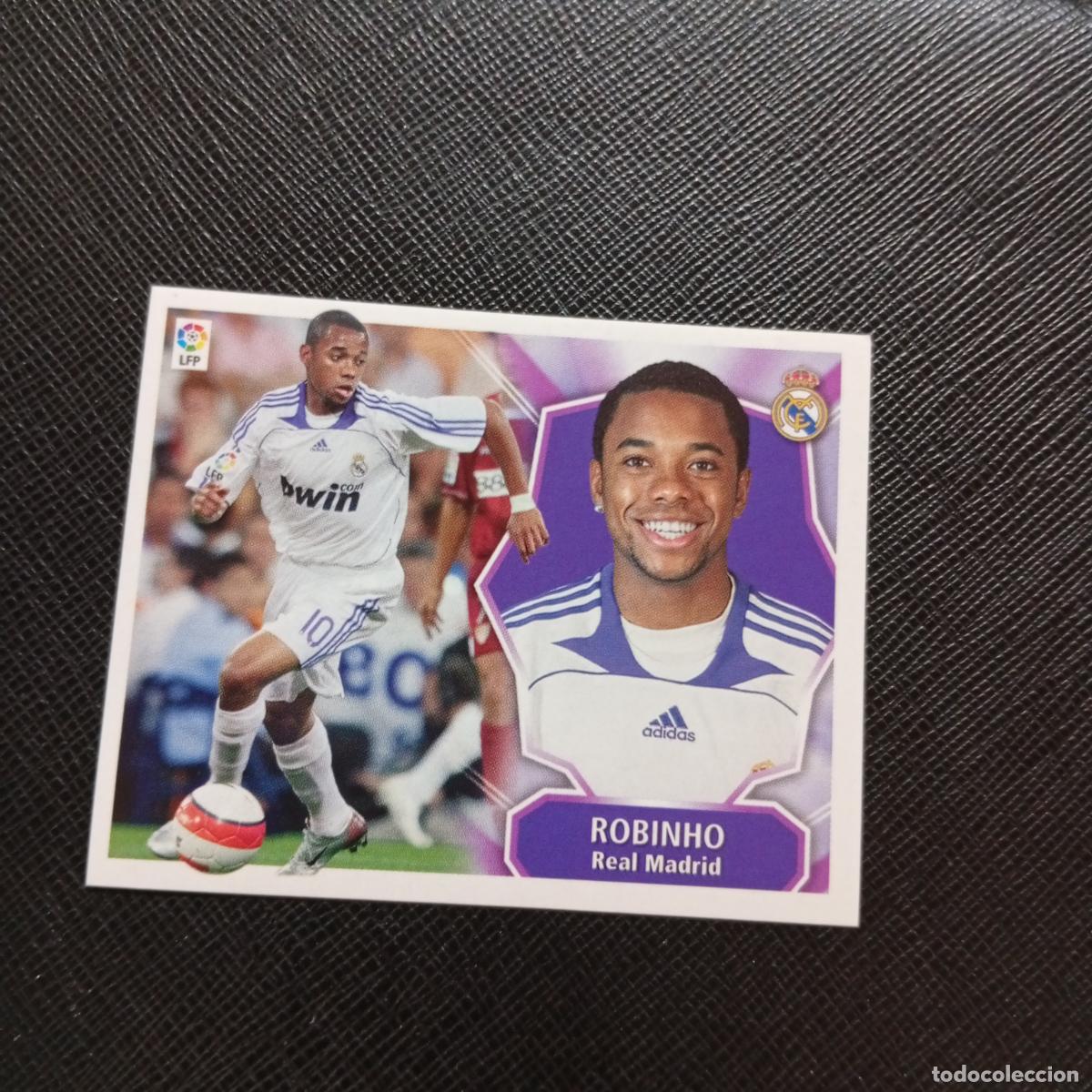 Figurine di Calcio: ROBINHO REAL MADRID ESTE 2008 2009 CROMO FUTBOL LIGA 08 09 - SIN PEGAR - A46 PG316