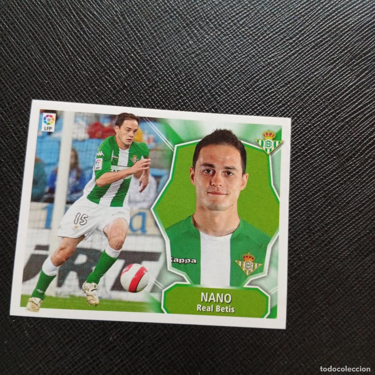 Cartes &agrave; collectionner de Football: NANO REAL BETIS ESTE 2008 2009 CROMO FUTBOL LIGA 08 09 - SIN PEGAR - A46 PG334