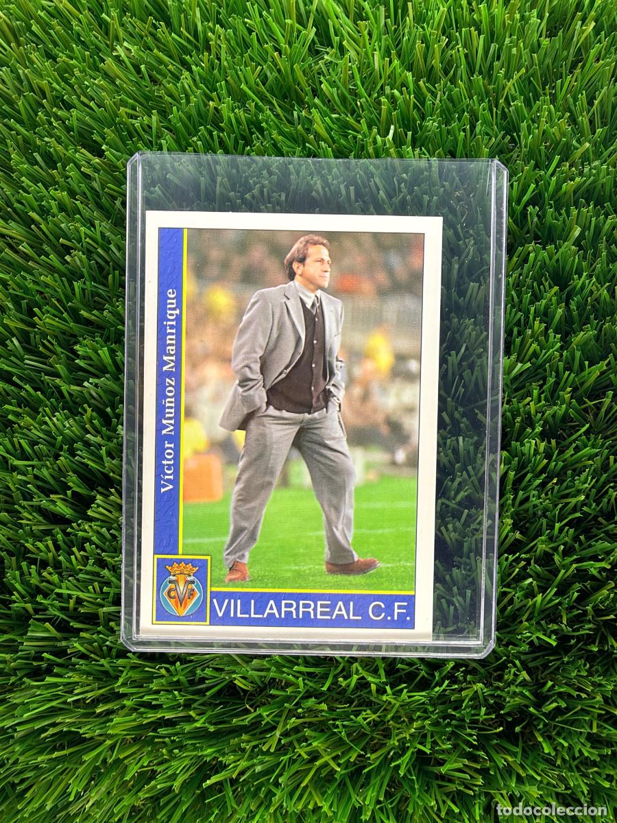 Cartes &agrave; collectionner de Football: N&ordm; 128 V&iacute;ctor Mu&ntilde;oz Entrenador Villarreal CF Mundicromo Fichas de La Liga 01 02