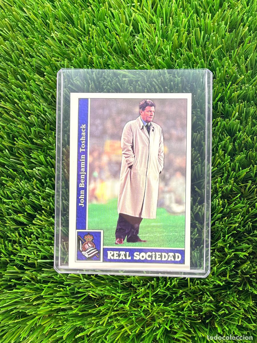 Cartes &agrave; collectionner de Football: N&ordm; 254 Toshack Entrenador Real Sociedad Mundicromo Fichas de La Liga 01 02