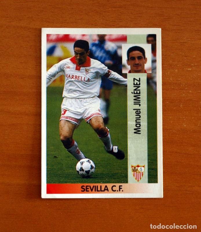 Cartes &agrave; collectionner de Football: Sevilla -N&ordm; 215 Jim&eacute;nez -Editorial Panini Liga 1996-1997-96-97 -Nunca Pegado