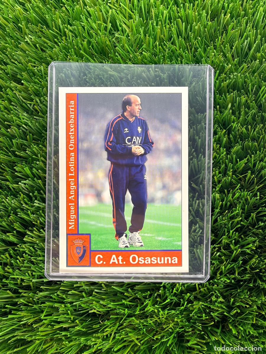 Cartes &agrave; collectionner de Football: N&ordm; 296 Lotina Entrenador CA Osasuna Mundicromo Fichas de La Liga 01 02