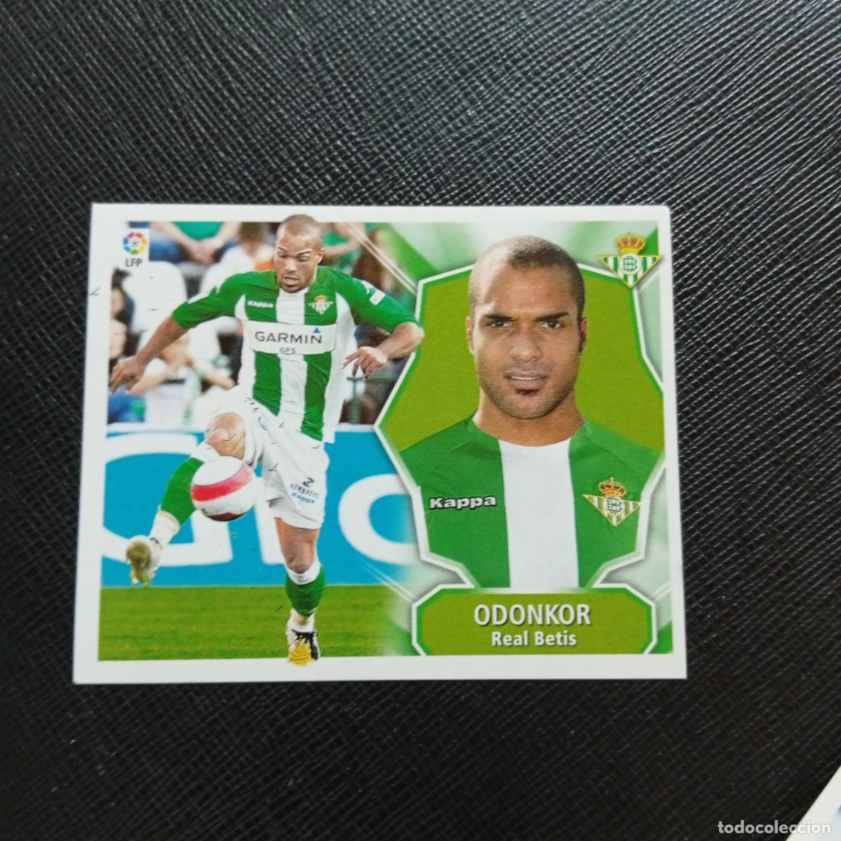 Cartes &agrave; collectionner de Football: ODONKOR REAL BETIS ESTE 2008 2009 CROMO FUTBOL LIGA 08 09 - SIN PEGAR - A46 PG325