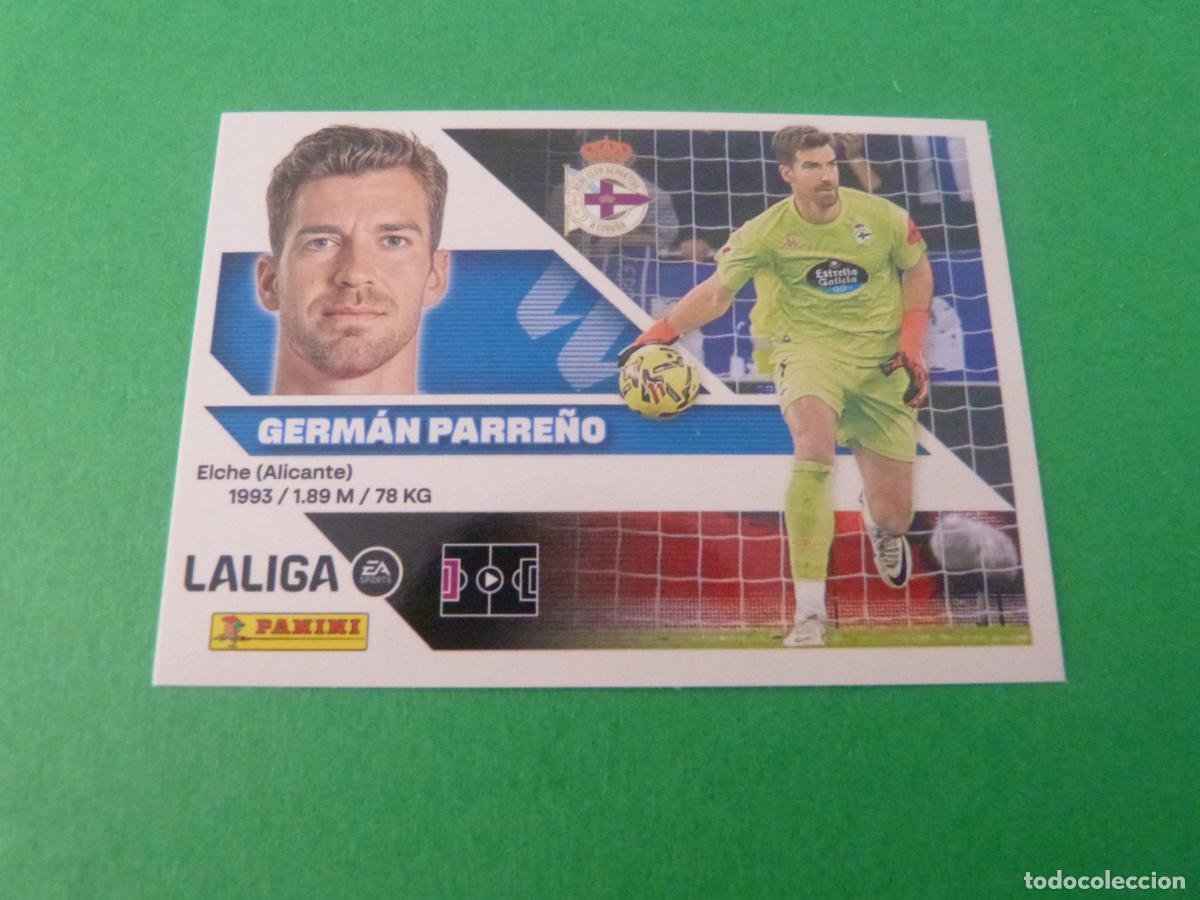 Cromos de f&uacute;tbol: CROMO FUTBOL GERMAN PARRE&Ntilde;O DEPORTIVO LA CORU&Ntilde;A SIN PEGAR N&ordm; 4 LIGA ESTE 2026-2027/26-27 PANINI