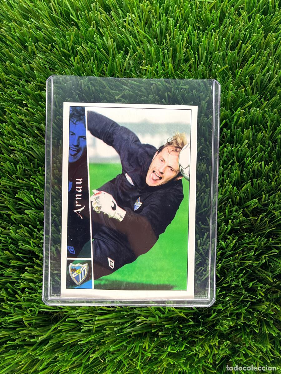 Cromos de f&uacute;tbol: N&ordm; 248 Arnau M&aacute;laga CF Mundicromo Fichas de La Liga 02 03