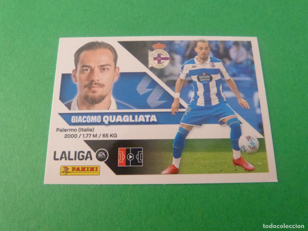 Cromos de f&uacute;tbol: CROMO FUTBOL QUAGLIATA DEPORTIVO LA CORU&Ntilde;A SIN PEGAR N&ordm; 10 LIGA ESTE 2026-2027/26-27 PANINI