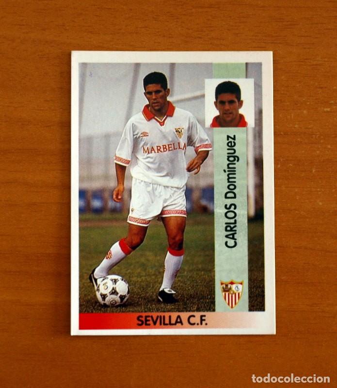 Cromos de f&uacute;tbol: Sevilla -N&ordm; 221 Carlos -Editorial Panini Liga 1996-1997-96-97 -Nunca Pegado