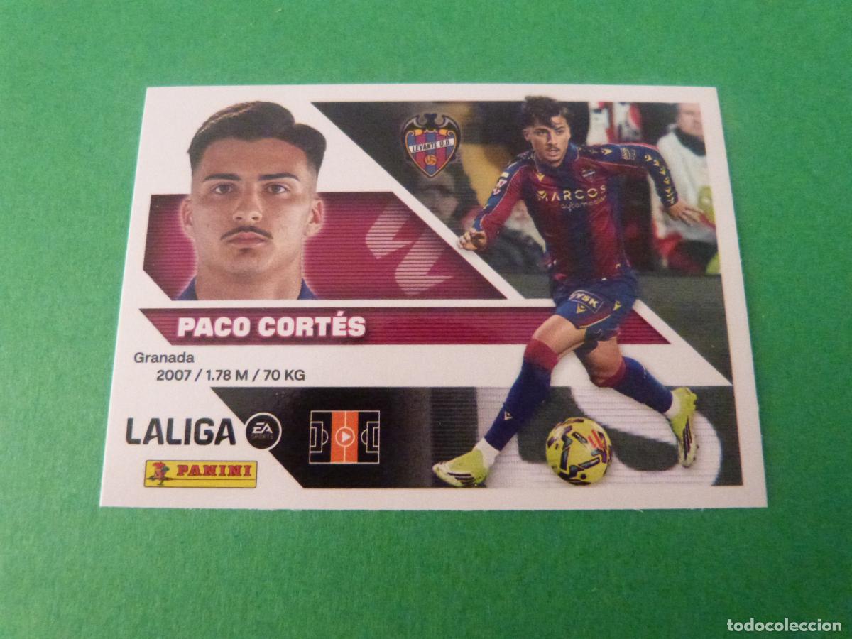 Cromos de Futebol: CROMO FUTBOL PACO CORT&Eacute;S U.D. LEVANTE SIN PEGAR N&ordm; 14 B LIGA ESTE 2026-2027/26-27 PANINI