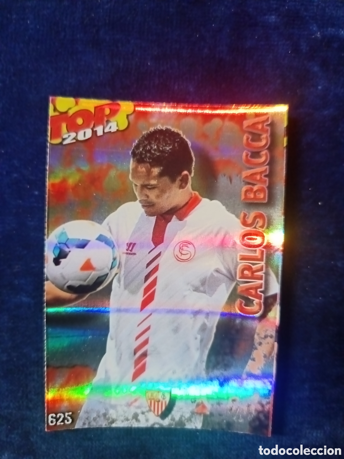 Cromos de Futebol: 625 Carlos Bacca TOP BRILLO ROJO RAYAS - MUNDICROMO 2013 2014 13-14