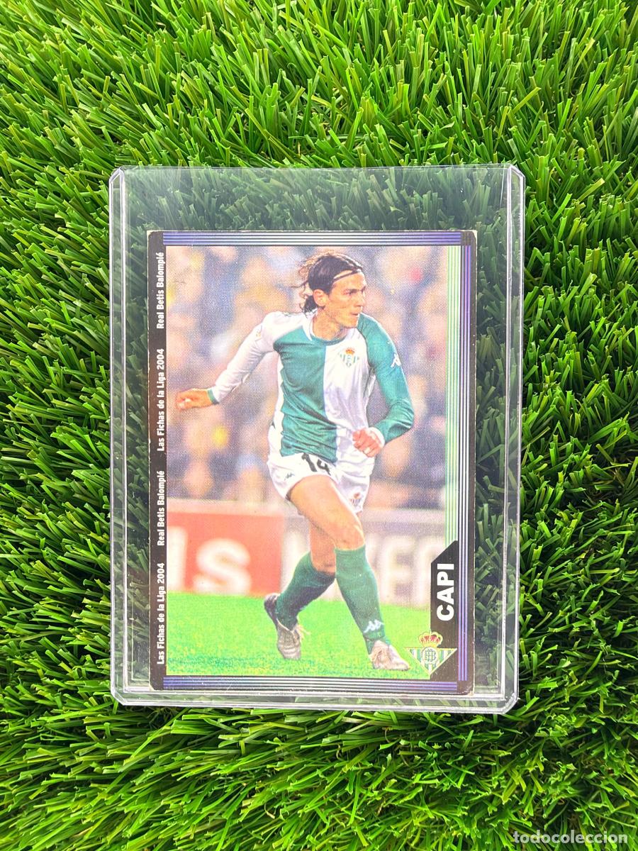 Cromos de f&uacute;tbol: N&ordm; 206 Capi Real Betis Mundicromo Fichas de La Liga 02 03