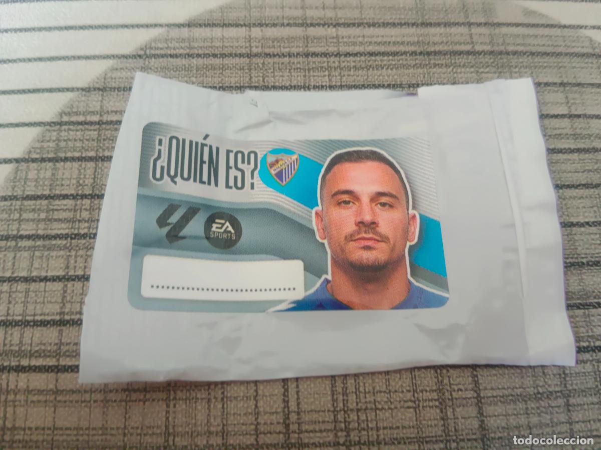 Cromos de f&uacute;tbol: TEMPORADA 2026 2027 26 27 CHICLE QUIEN ES MALAGA ESTE