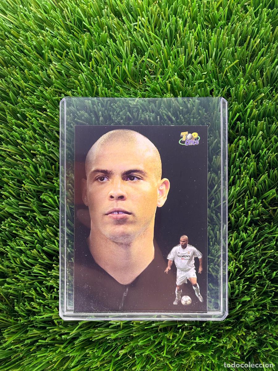 Cromos de f&uacute;tbol: N&ordm; 620 Ronaldo Top 11 Real Madrid CF Mundicromo Fichas de La Liga 02 03