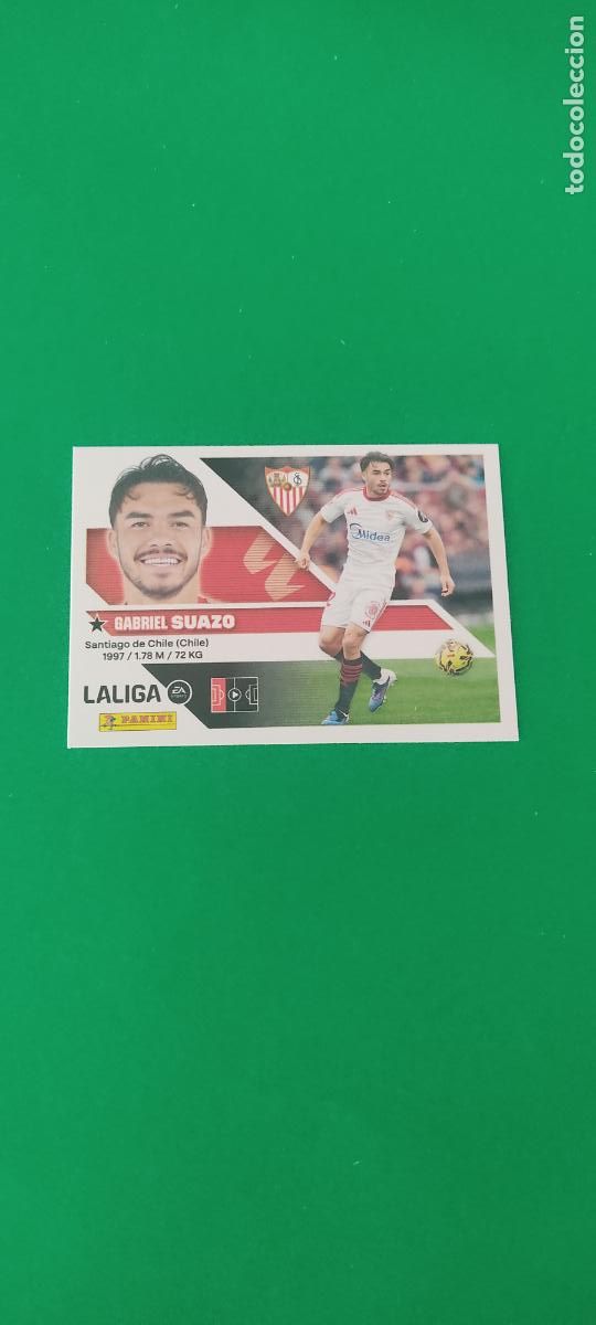 Cromos de f&uacute;tbol: CROMO FUTBOL SUAZO SEVILLA F.C. SIN PEGAR N&ordm; 10 LIGA ESTE 2026-2027/26-27 PANINI