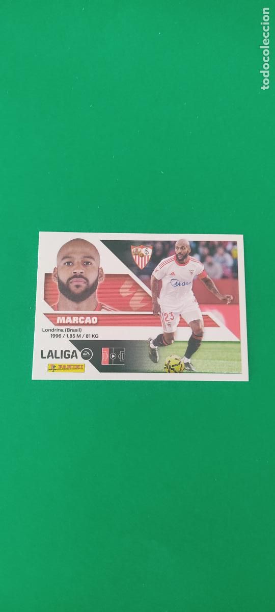 Cromos de f&uacute;tbol: CROMO FUTBOL MARCAO SEVILLA F.C. SIN PEGAR N&ordm; 9 B LIGA ESTE 2026-2027/26-27 PANINI