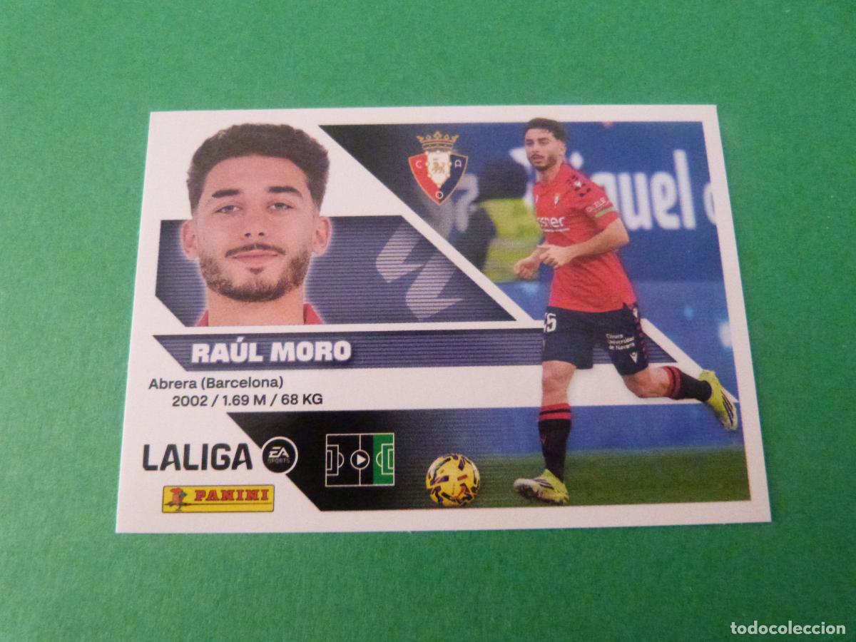 Cromos de f&uacute;tbol: CROMO FUTBOL RAUL MORO AT. OSASUNA SIN PEGAR N&ordm; 17 LIGA ESTE 2026-2027/26-27 PANINI