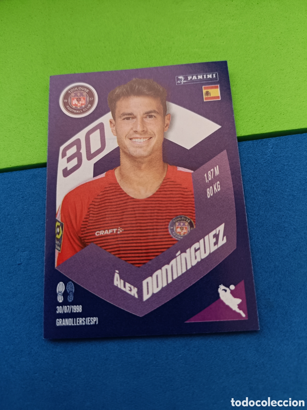 Cromos de f&uacute;tbol: Panini Foot France stickers 2023 2024 23 24 - 423 Dom&iacute;nguez
