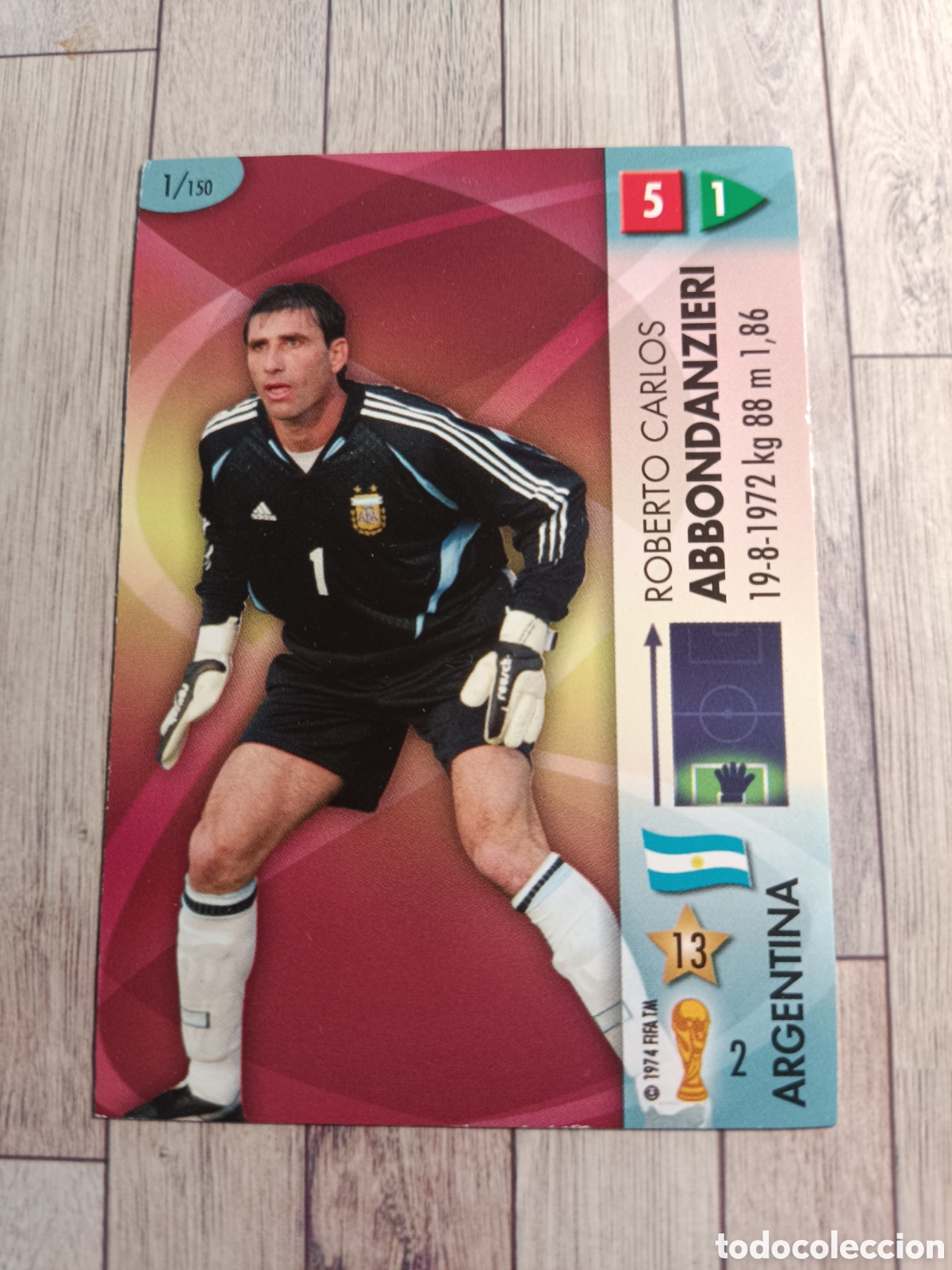 Cromos de f&uacute;tbol: 1 ABBONDANZIERI ARGENTINA MUNDIAL 2006 GOAAAL PANINI WORLD CUP COPA DEL MUNDO GERMANY ALEMANIA