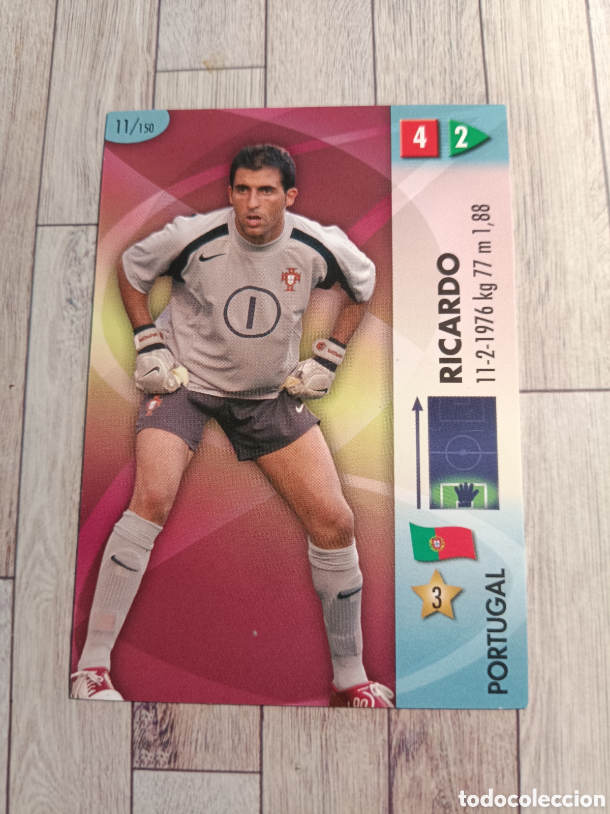 Football Stickers: 11 RICARDO PORTUGAL MUNDIAL 2006 GOAAAL PANINI WORLD CUP COPA DEL MUNDO GERMANY ALEMANIA