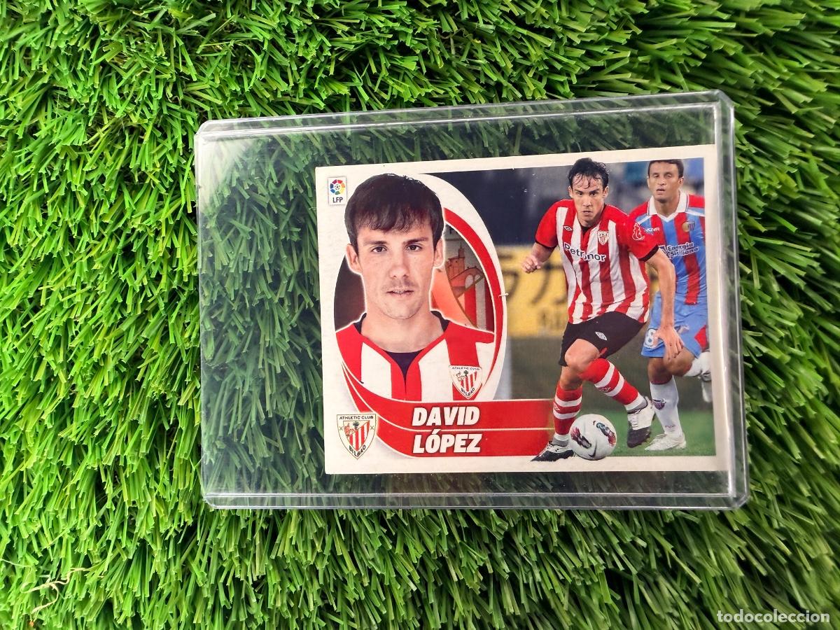 Cromos de f&uacute;tbol: N&ordm; 9B David L&oacute;pez Athletic Club Liga Este 12 13