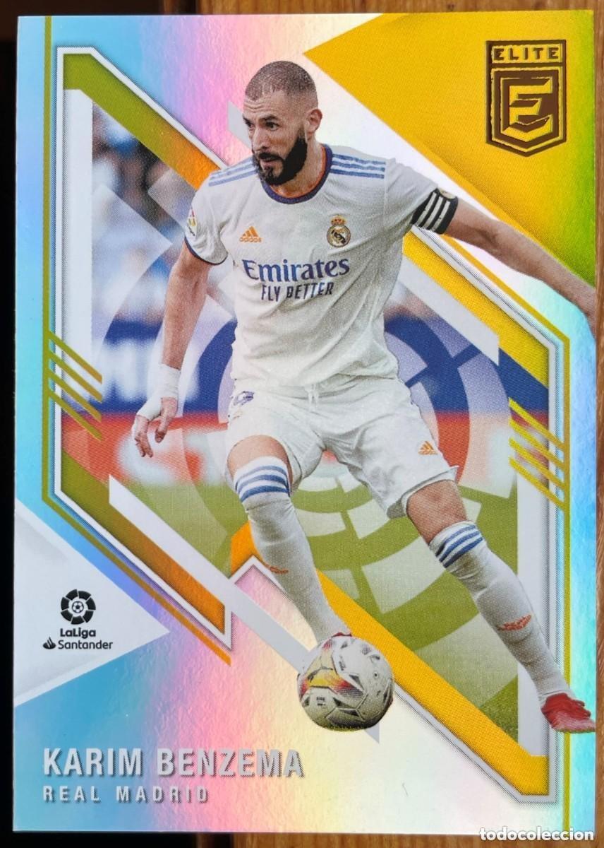 Cromos de f&uacute;tbol: 135 KARIM BENZEMA REAL MADRID DONRUSS ELITE LALIGA 2021 2022 PANINI 21 22